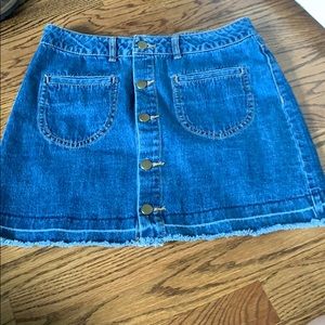 Forever 21 denim skirt
